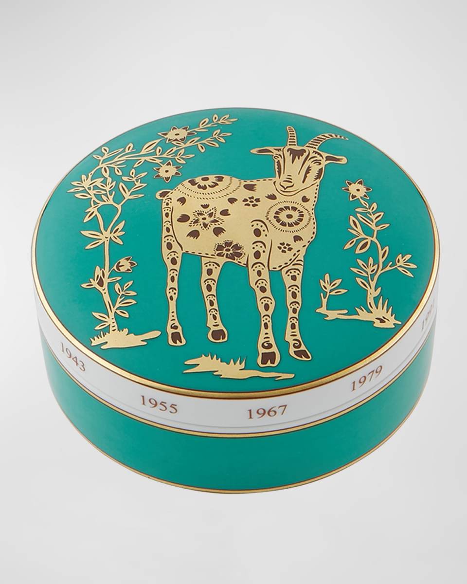 Large Round Box, Sheep
